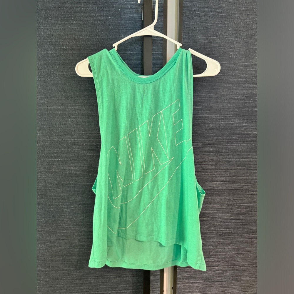 Nike Teal Muscle Tee Tank Top